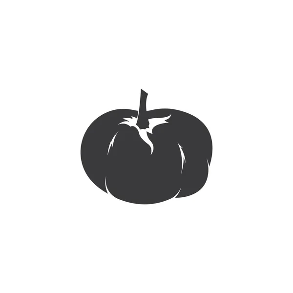 Modèle Plat Illustrations Logo Pumkin Design — Image vectorielle