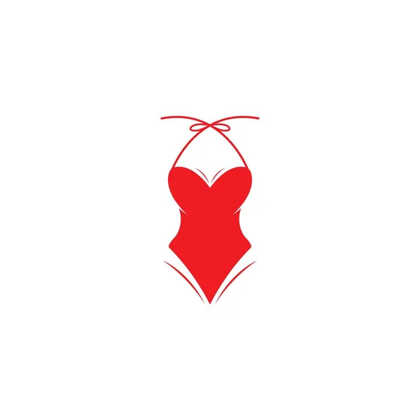 Векторний Шаблон Логотипів Бікіні Дизайн Логотипу Купальника Вектор — стоковий вектор