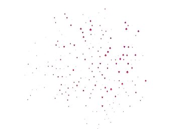 Açık Mor, iskambil kağıtlarıyla pembe vektör dokusu.