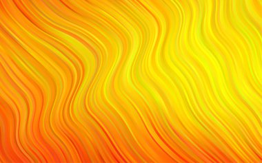 Farklı şekil ve renklerdeki bulanık dalgalı çizgiler. Gradyanı olan belirsiz soyut bir illüstrasyon.