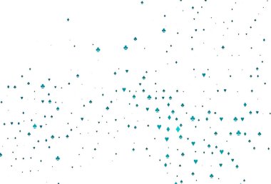 Kart sembollü hafif Mavili vektör deseni.