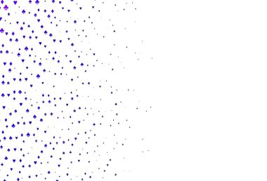 Oyun kartlarıyla hafif Mor vektör dokusu.