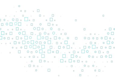 Noktalı, noktalı, küplü hafif Mavili vektör arkaplanı.