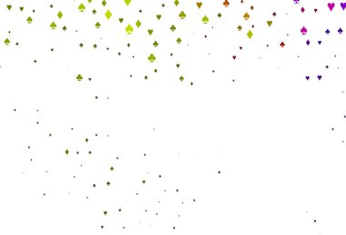 Kart işaretli Açık Yeşil vektör arkaplanı.