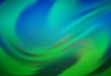 Koyu mavi, yeşil vektör bulanık şablon.