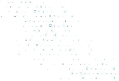 Açık Mavi, benekli yeşil vektör şablonu, dikdörtgenler.