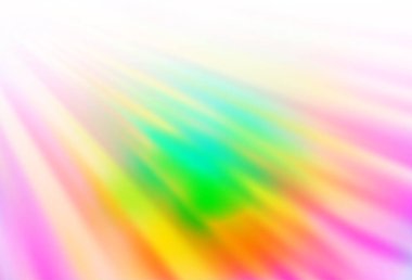 Açık Çokrenkli, düz çizgileri olan Gökkuşağı vektör düzeni.