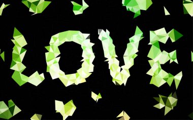 soyut dijital duvar kağıdı kelime aşk, vektör arkaplan