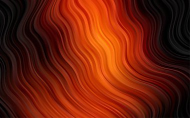 Farklı şekil ve renklerdeki bulanık dalgalı çizgiler. Gradyanı olan belirsiz soyut bir illüstrasyon.