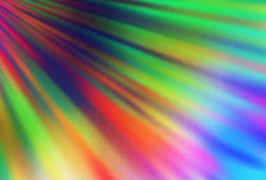 Açık Çokrenkli, Gökkuşağı vektör arkaplanı uzun çizgilerle.