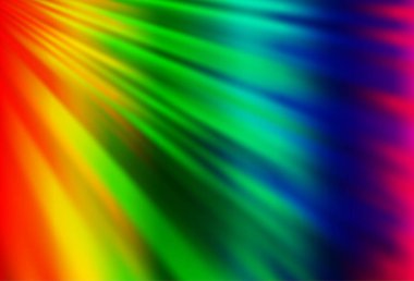 Açık Çokrenkli, renkli çizgileri olan Gökkuşağı vektör dokusu.