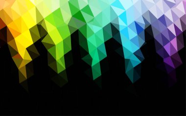 renkli çokgen mozaik arkaplan, vektör illüstrasyonu