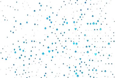 Oyun kartlarıyla hafif BLUE vektör dokusu.