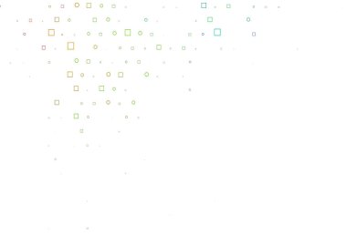 Açık Çokrenkli, Gökkuşağı vektör arkaplanı noktalı, benekli, küplü.