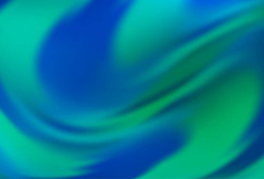 Açık mavi, yeşil vektör parlak deseni bulanıklaştırdı.