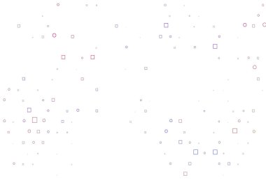 Açık Çokrenkli, diskleri ve dikdörtgenleri olan Gökkuşağı vektör dokusu.