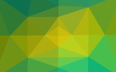 Çizgileri ve üçgenleri olan vektörsüz bir düzen. Soyut arkaplanda renkli eğimli üçgenler