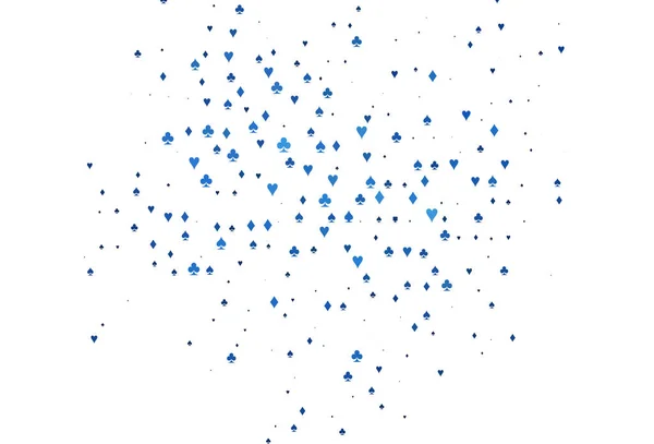 Kart Sembollü Hafif Mavili Vektör Deseni — Stok Vektör