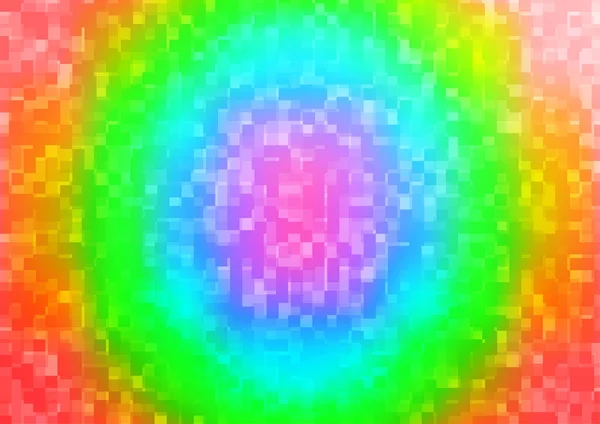 ライトマルチカラー 長方形のレインボーベクトル背景 正方形 — ストックベクタ