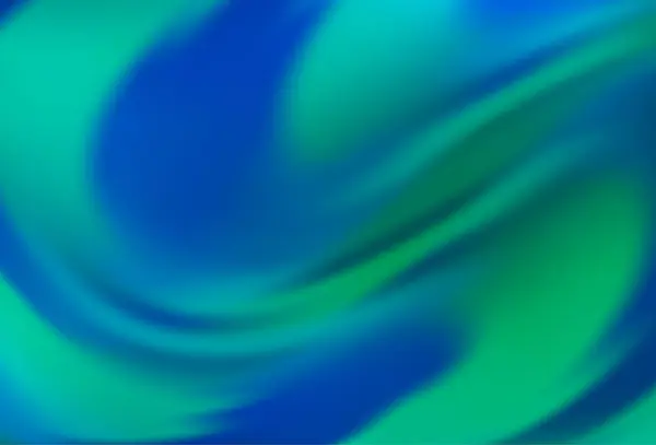 Cahaya Biru Hijau Vektor Kabur Pola Terang - Stok Vektor