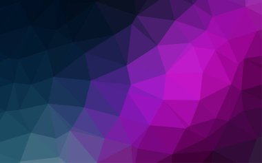 Çizgileri ve üçgenleri olan vektörsüz bir düzen. Soyut arkaplanda renkli eğimli üçgenler