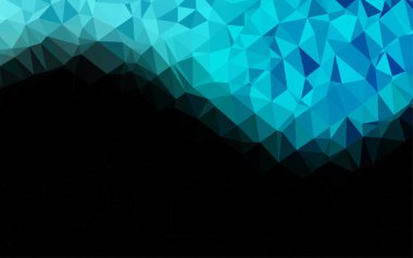 Çizgileri ve üçgenleri olan vektörsüz bir düzen. Soyut arkaplanda renkli eğimli üçgenler