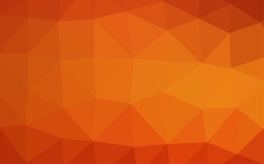 Çizgileri ve üçgenleri olan vektörsüz bir düzen. Soyut arkaplanda renkli eğimli üçgenler