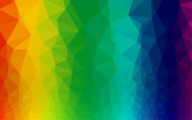 renkli çokgen mozaik arkaplan, vektör illüstrasyonu