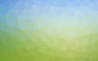 Çizgileri ve üçgenleri olan vektörsüz bir düzen. Soyut arkaplanda renkli eğimli üçgenler