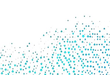 Oyun kartlarıyla hafif BLUE vektör dokusu.