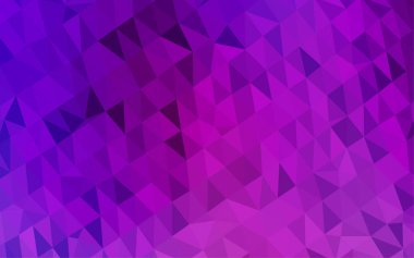 Çizgileri ve üçgenleri olan vektörsüz bir düzen. Soyut arkaplanda renkli eğimli üçgenler