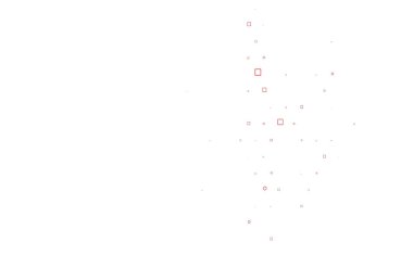 Dairesel ve dikdörtgenli açık kırmızı vektör arkaplanı.