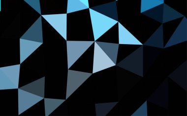 Çizgileri ve üçgenleri olan vektörsüz bir düzen. Soyut arkaplanda renkli eğimli üçgenler