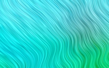 Farklı şekil ve renklerdeki bulanık dalgalı çizgiler. Gradyanı olan belirsiz soyut bir illüstrasyon.