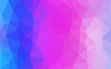 Çizgileri ve üçgenleri olan vektörsüz bir düzen. Soyut arkaplanda renkli eğimli üçgenler