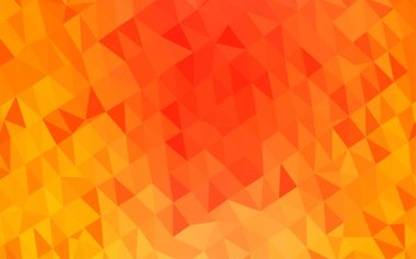 Çizgileri ve üçgenleri olan vektörsüz bir düzen. Soyut arkaplanda renkli eğimli üçgenler