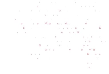 Lekeli, dikdörtgenli Açık Pembe vektör şablonu.