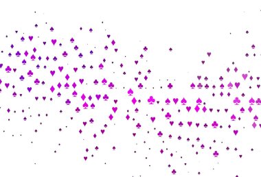 Kart sembollü hafif Mor vektör deseni.