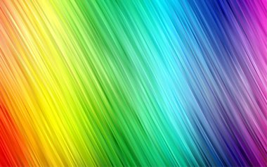 Farklı şekil ve renklerdeki bulanık dalgalı çizgiler. Gradyanı olan belirsiz soyut bir illüstrasyon.