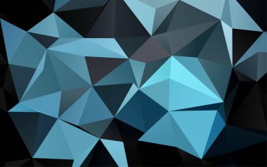 Çizgileri ve üçgenleri olan vektörsüz bir düzen. Soyut arkaplanda renkli eğimli üçgenler