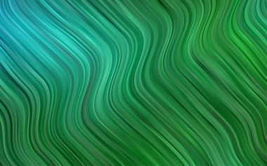 Farklı şekil ve renklerdeki bulanık dalgalı çizgiler. Gradyanı olan belirsiz soyut bir illüstrasyon.