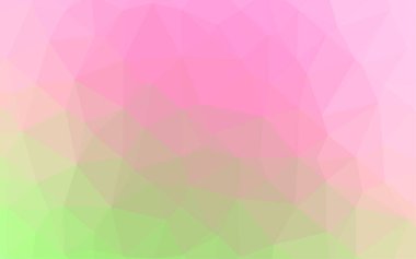 Çizgileri ve üçgenleri olan vektörsüz bir düzen. Soyut arkaplanda renkli eğimli üçgenler