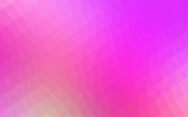 Çizgileri ve üçgenleri olan vektörsüz bir düzen. Soyut arkaplanda renkli eğimli üçgenler