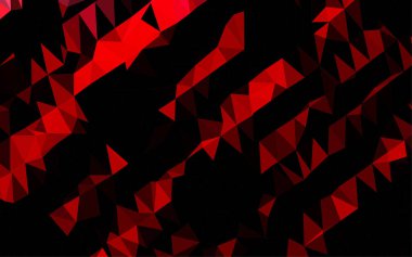 Çizgileri ve üçgenleri olan vektörsüz bir düzen. Soyut arkaplanda renkli eğimli üçgenler