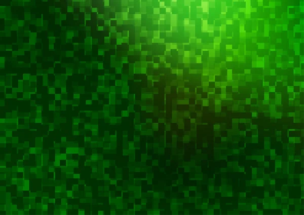 Modèle Vectoriel Vert Clair Avec Cristaux Rectangles — Image vectorielle