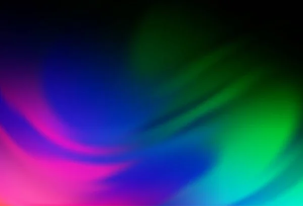 Mörk Multicolor Rainbow Vektor Modern Elegant Bakgrund — Stock vektor