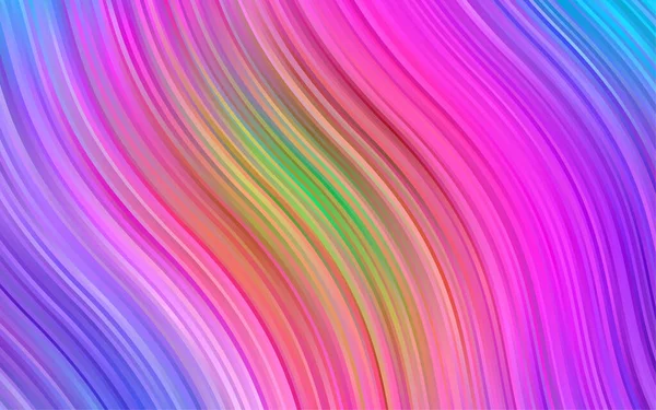 Lignes Ondulées Floues Différentes Formes Couleurs Une Vague Illustration Abstraite — Image vectorielle