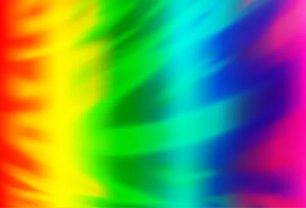 Luz Multicolor Rainbow Layout Vetor Abstrato — Vetor de Stock