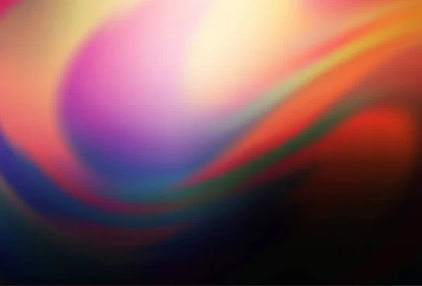 Rose Foncé Modèle Lumineux Abstrait Vectoriel Jaune — Image vectorielle
