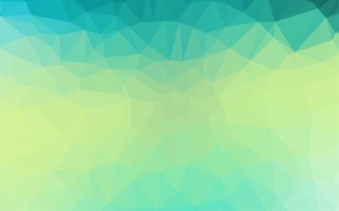 Çizgileri ve üçgenleri olan vektörsüz bir düzen. Soyut arkaplanda renkli eğimli üçgenler